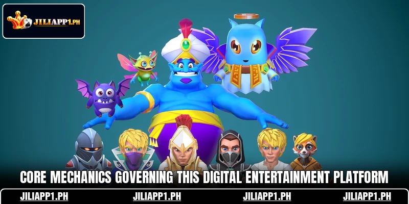 Core mechanics governing this digital entertainment platform Core mechanics governing this digital entertainment platform