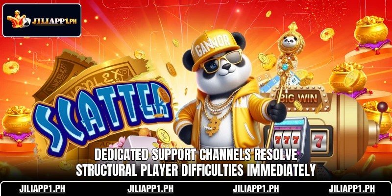 Dedicated support channels resolve structural player difficulties immediately