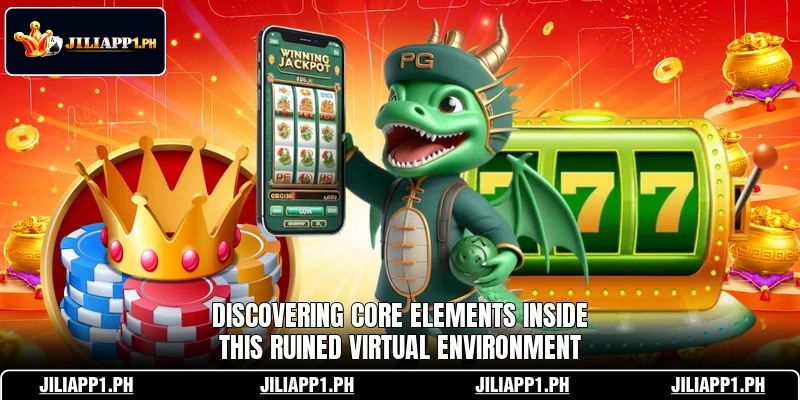 Discovering core elements inside this ruined virtual environment Discovering core elements inside this ruined virtual environment