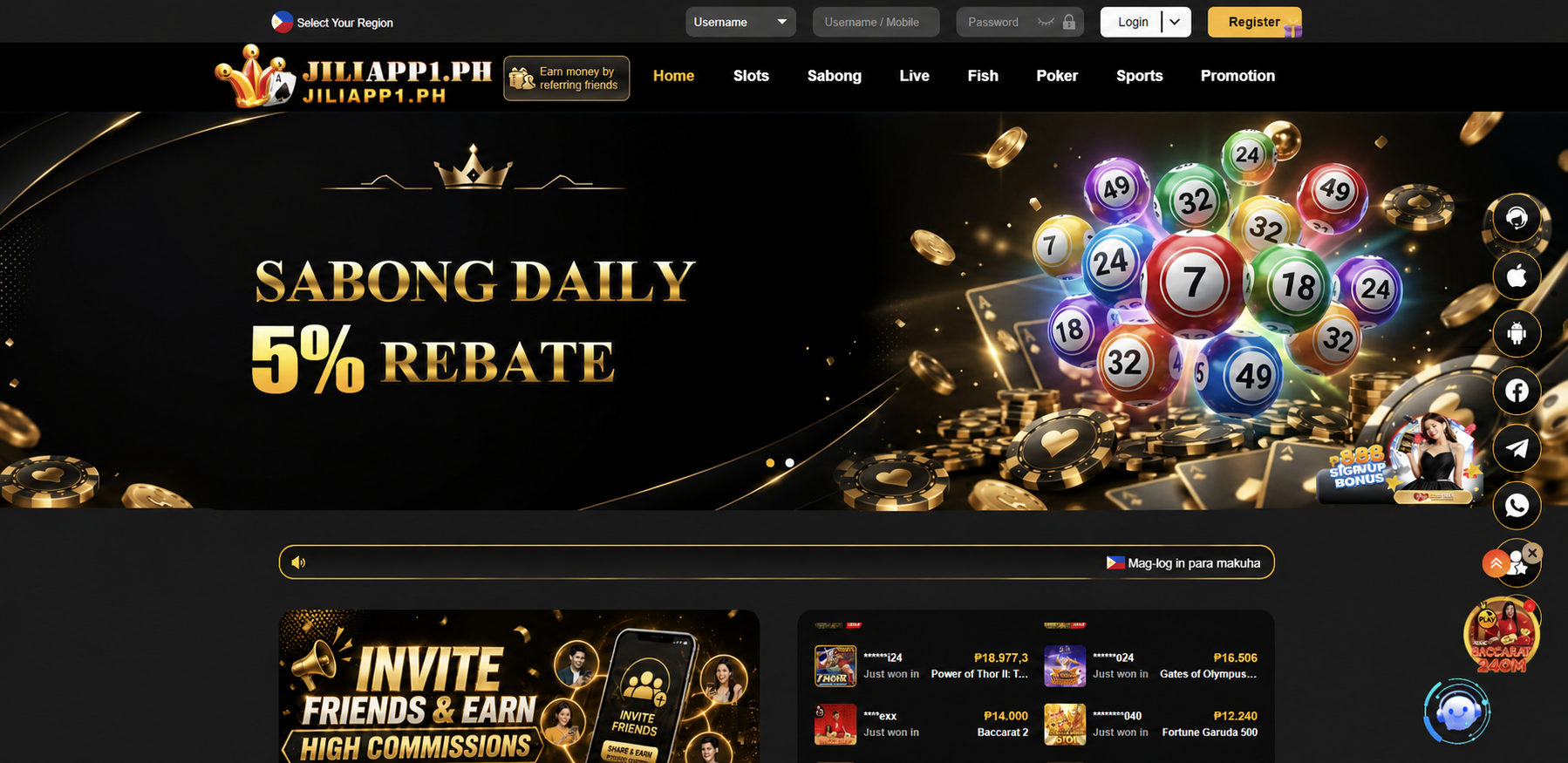 Jiliapp banner