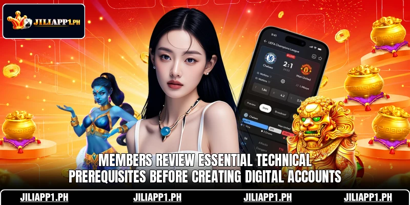 Members review essential technical prerequisites before creating digital accounts Members review essential technical prerequisites before creating digital accounts