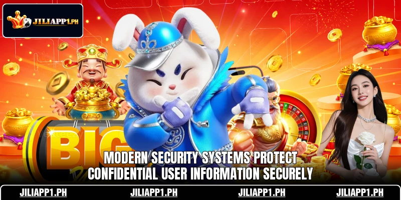 Modern security systems protect confidential user information securely