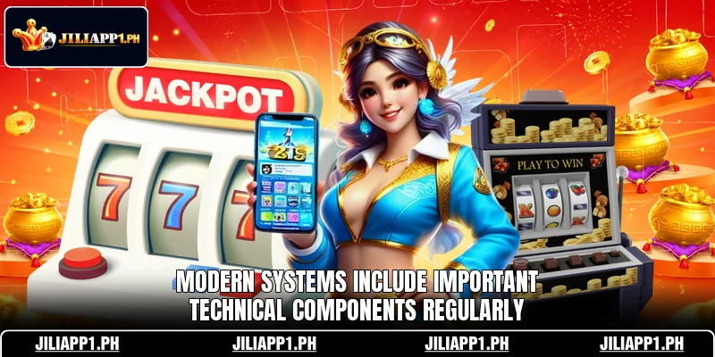 Modern systems include important technical components regularly Modern systems include important technical components regularly